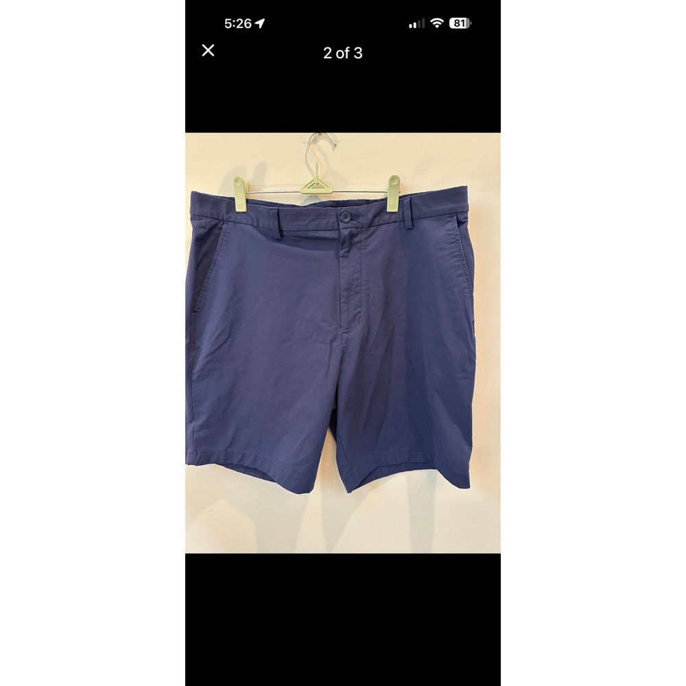 Vineyard Vines Performance Men's Shorts Size 38 Navy Stretch Golf 8.5" Inseam